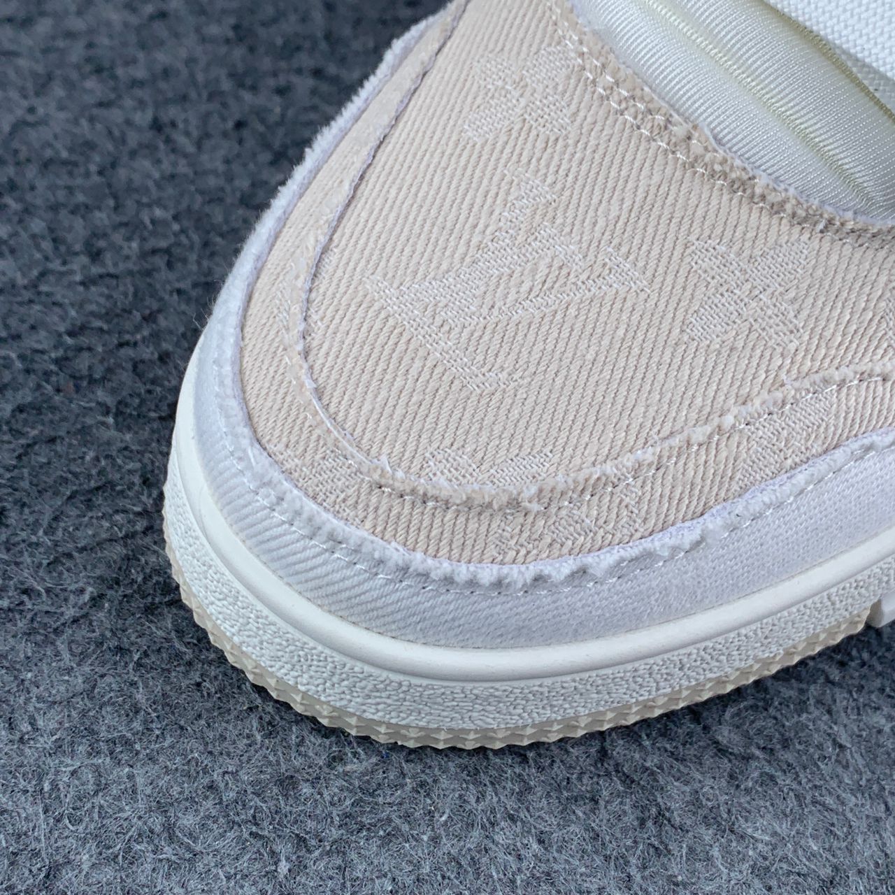 LV Trainer Beige Monogram Denim