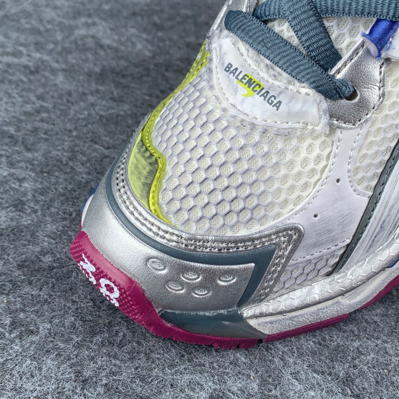 Balenciaga Wmns Runner Sneaker 'Worn-Out - White Purple Blue'