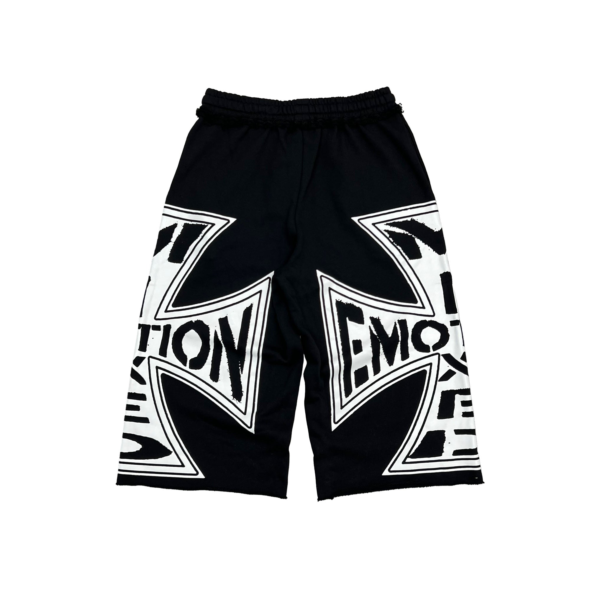 MIXED EMOTION Black “Classic” 3/4 Shorts