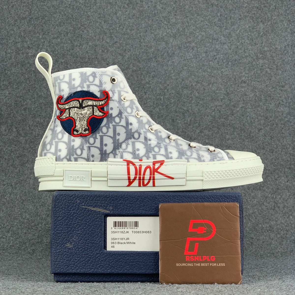 Shawn Stussy x B23 High 'Ox Head Embroidery Patch'