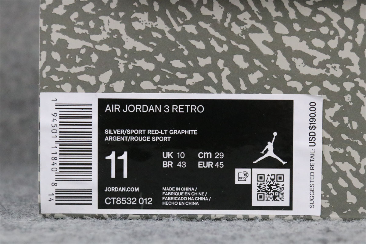 Air Jordan 3 Retro 'Cool Grey' 2021