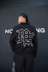 MIXED EMOTION Rhinestone Nylon Jacket