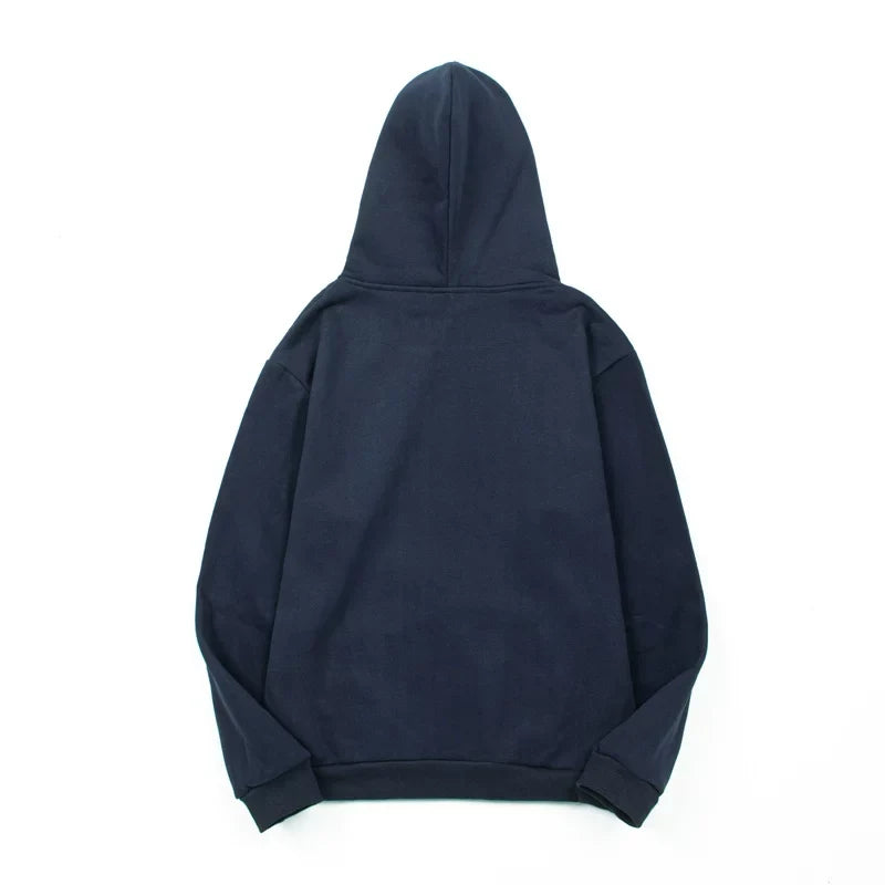 RHUDE Vintage Fleece Oversized Letter Print Hooded Sweatshirt