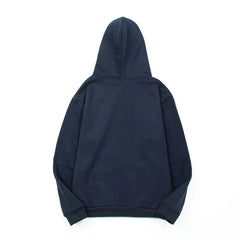 RHUDE Vintage Fleece Oversized Letter Print Hooded Sweatshirt