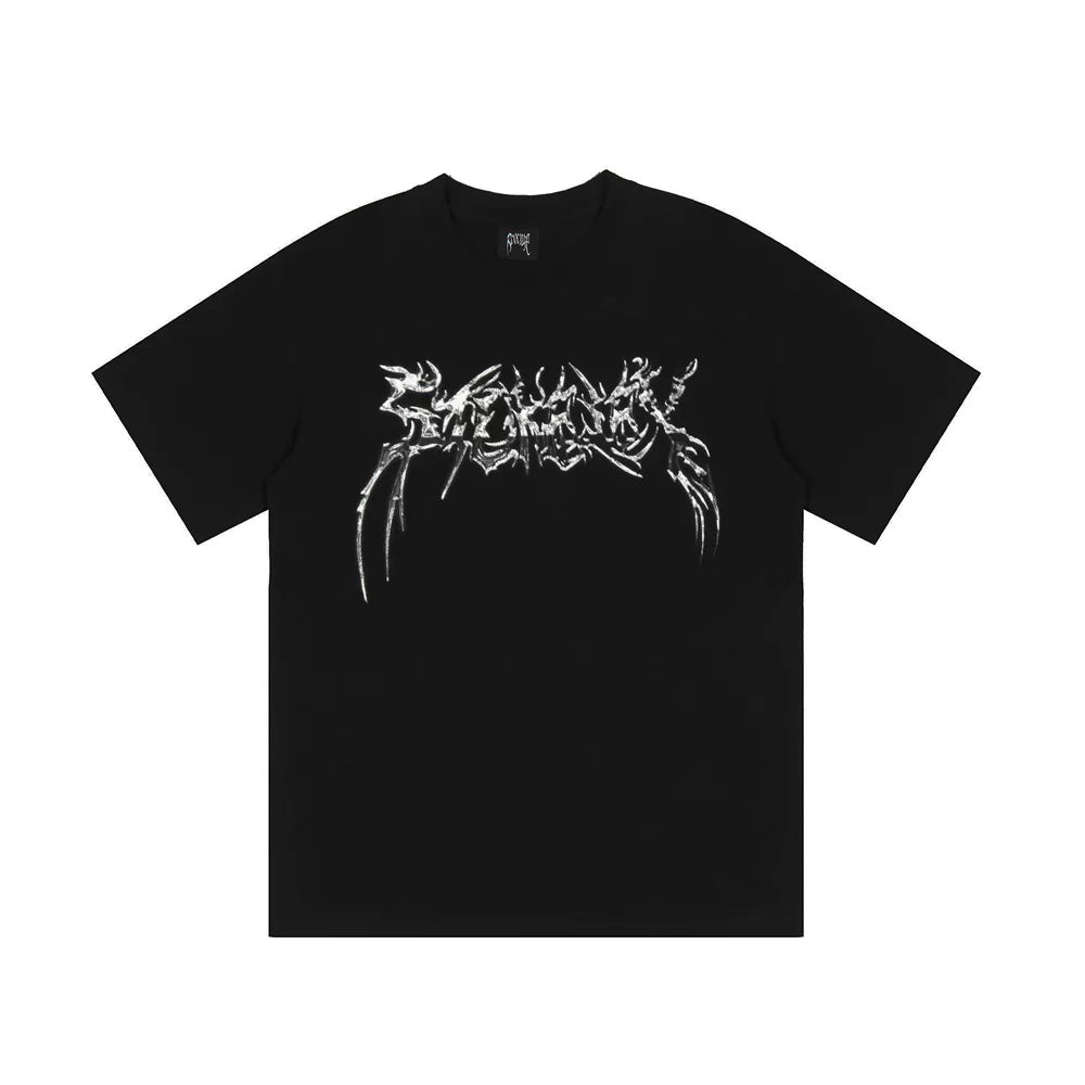 Revenge Summer Mechanic Graphic Oversized Cotton Tee