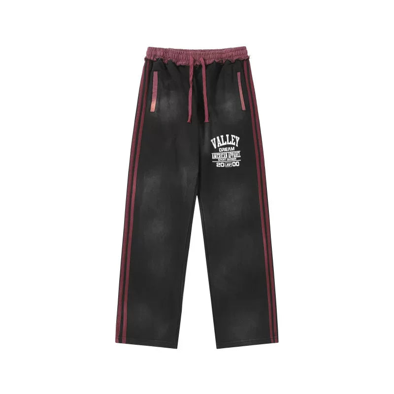 Vale Valley Retro Striped Heavyweight Straight Pants