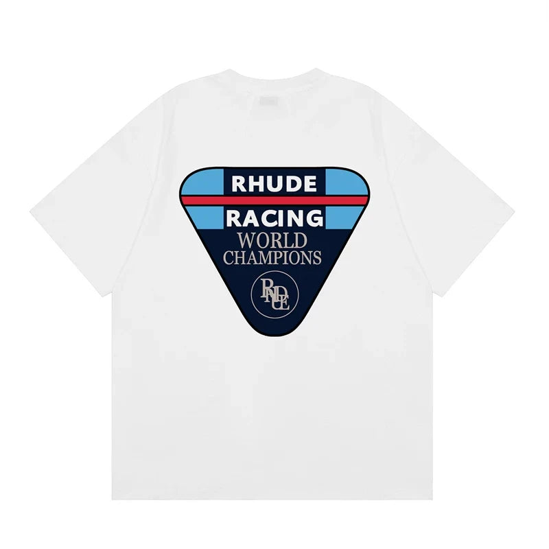 RHUDE High Street Oversized Graphic Pure Cotton T-Shirt