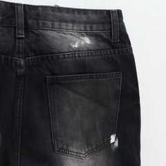 Vale Valley Retro Embroidered Rhinestone Straight Jeans