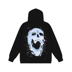 Revenge Autumn Winter Heavyweight Fleece Zip Up Hoodie