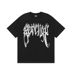 Revenge Anniversary Mechanic Skeleton Oversized Cotton Tee