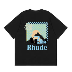 RHUDE High Street Oversized Graphic Pure Cotton T-Shirt