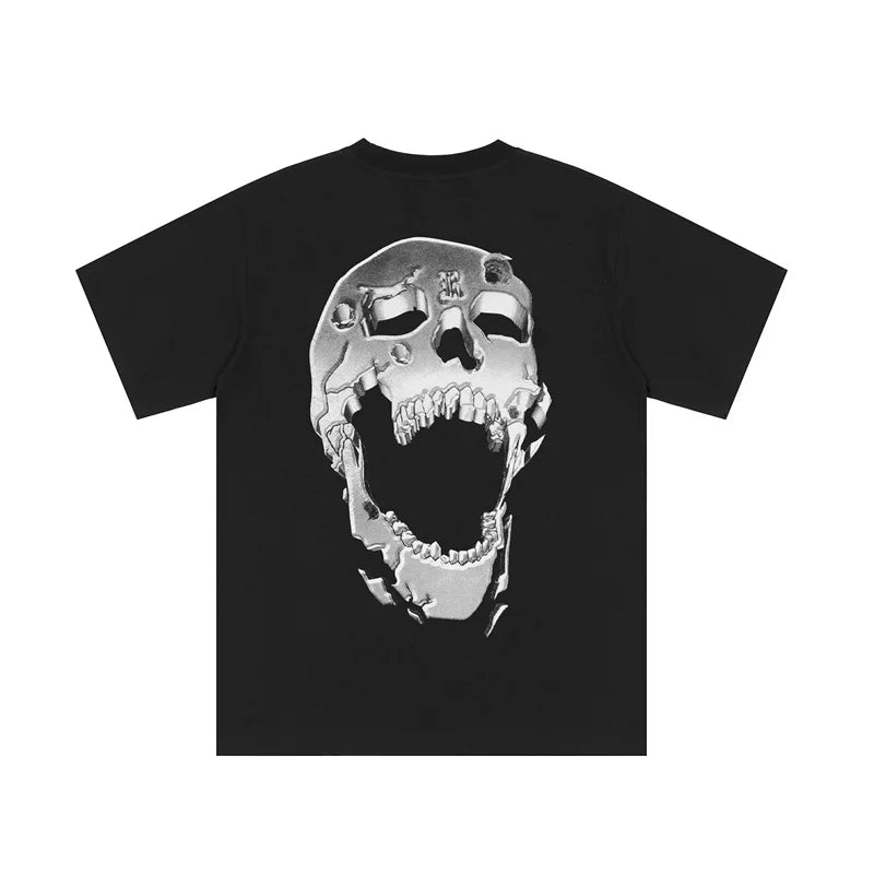 Revenge Anniversary Mechanic Skeleton Oversized Cotton Tee