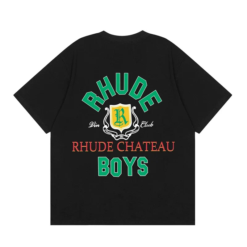 RHUDE High Street Oversized Graphic Pure Cotton T-Shirt