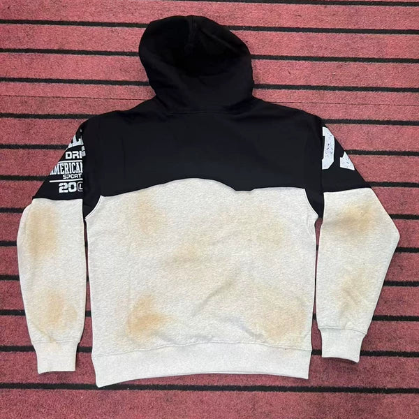Vale Valley Patchwork Graphic Letter High Street Hoodie
