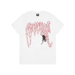 Revenge Dark Grunge Skull Sketch Oversized Tee
