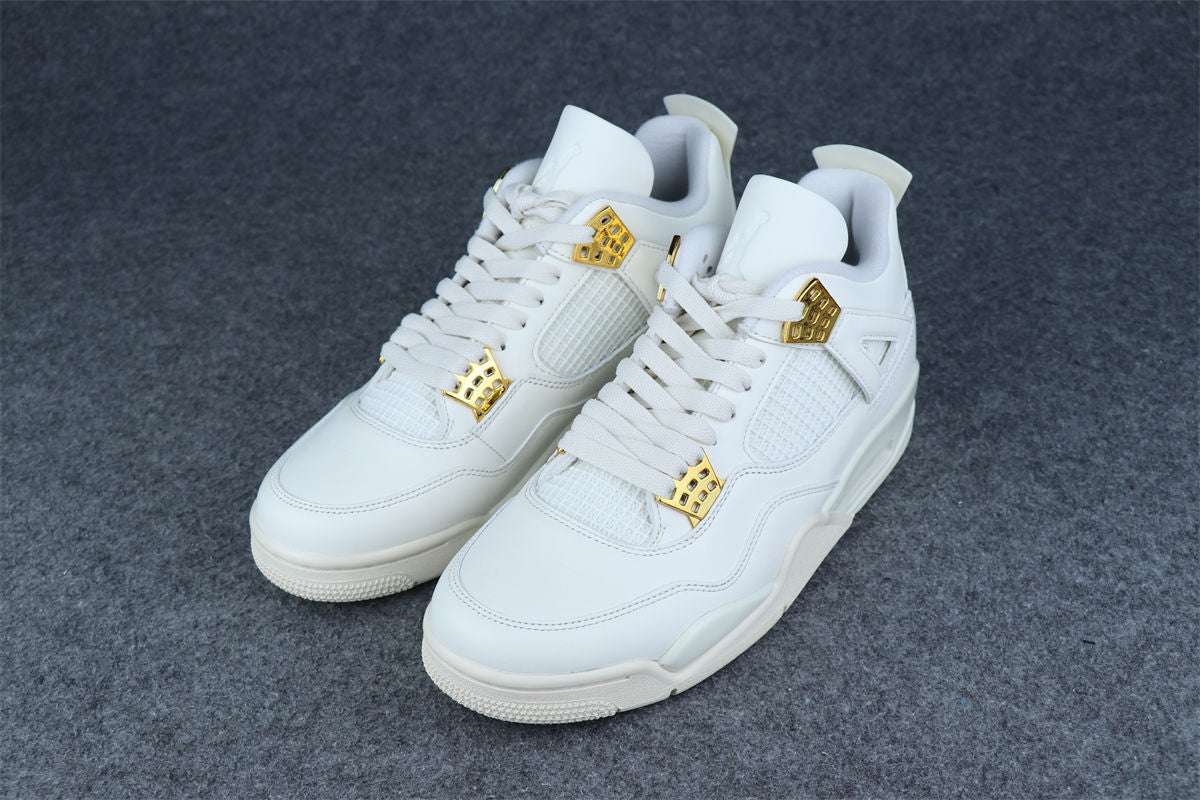 Wmns Air Jordan 4 Retro 'Metallic Gold'