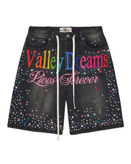Vale Forever Ice Cream Jorts Black