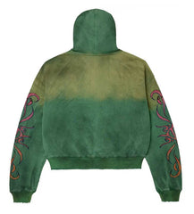 Vale Forever Inferno Zip Up Hoodie Green