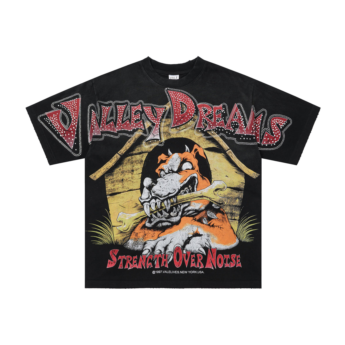 Vale Forever Doghouse Bling Tee Black