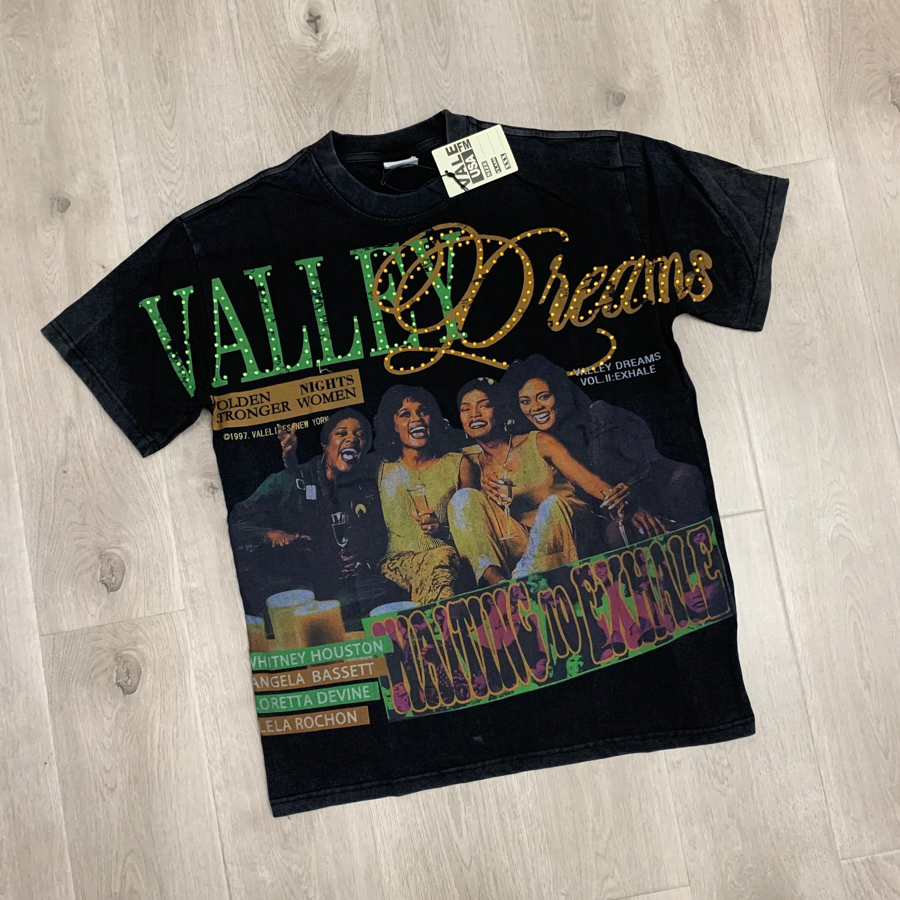 VALE VALLEY Hip Hop Heavyweight Printed Tee