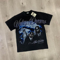 VALE VALLEY Hip Hop Heavyweight Printed Tee