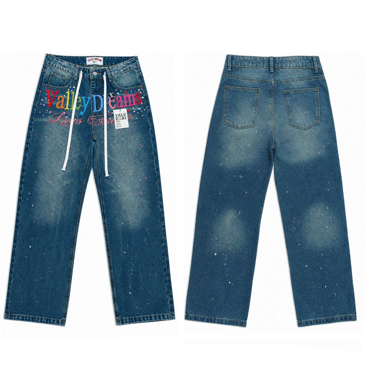 Vale Forever Ice Cream Denim Pants Blue