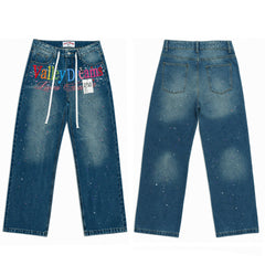 Vale Forever Ice Cream Denim Pants Blue