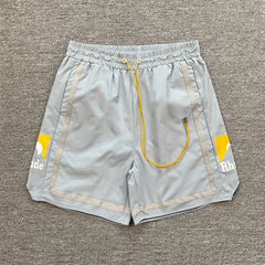 RHUDE Sunset Mountain Graphic Quick Dry Beach Shorts